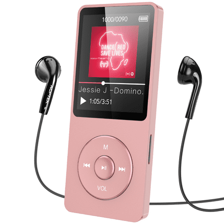 Media Player Mp3 Expandable Up To 128gb Aigial Mp3 Music Player With Speaker Portable Hifi Lossless Sound Mp3 Player With Fm Radio Voice Recorder Earphone Included E Book Electronics Co Mp3 Players